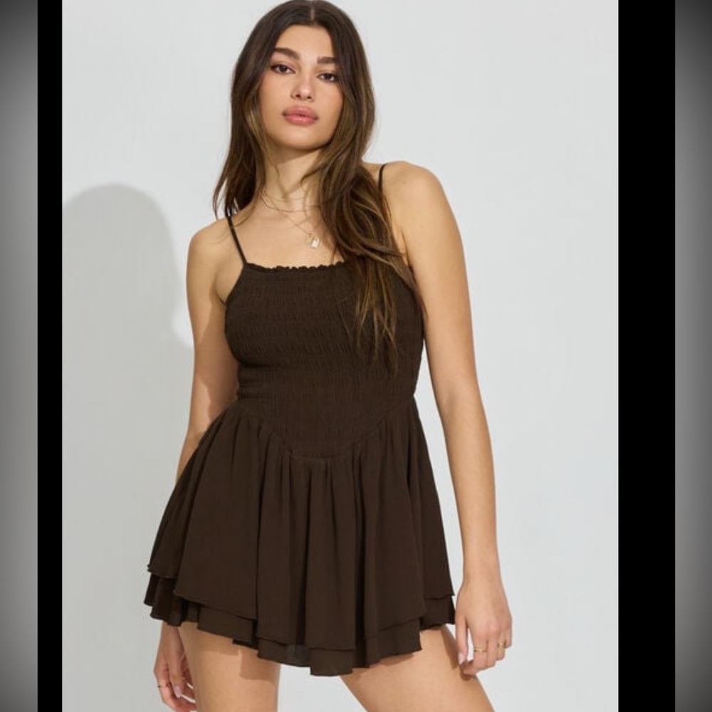 Brown Romper S